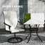 Ensemble de 2 chaises de patio Outsunny