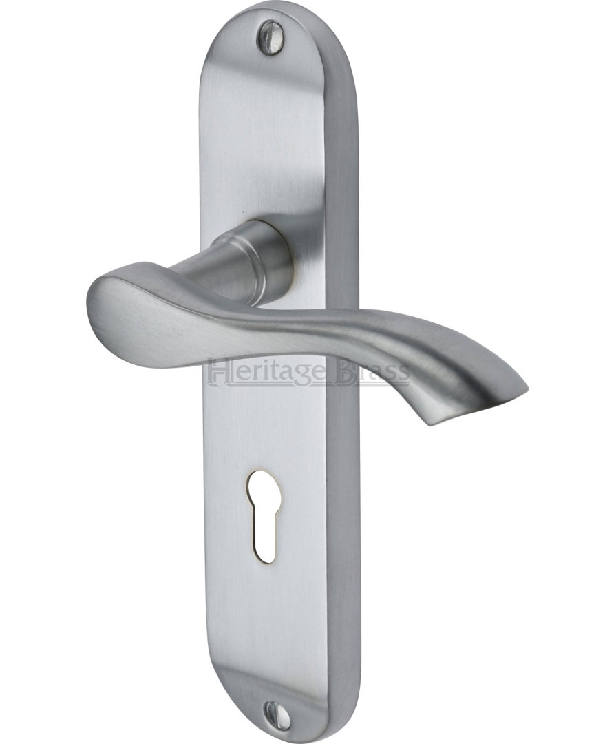 Heritage Brass Heritage Door Handle Lever Lock Algarve Design