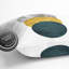 Textured Shapes No.1 Square Throw Cushion-62688805-62688804
