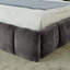 Chenille Upholstered Platform Bed Frame-1965121539