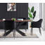 Holdenville Modern Velvet Dining Chair - Ergonomic Button Back with Metal Legs-1613681965-1613681969
