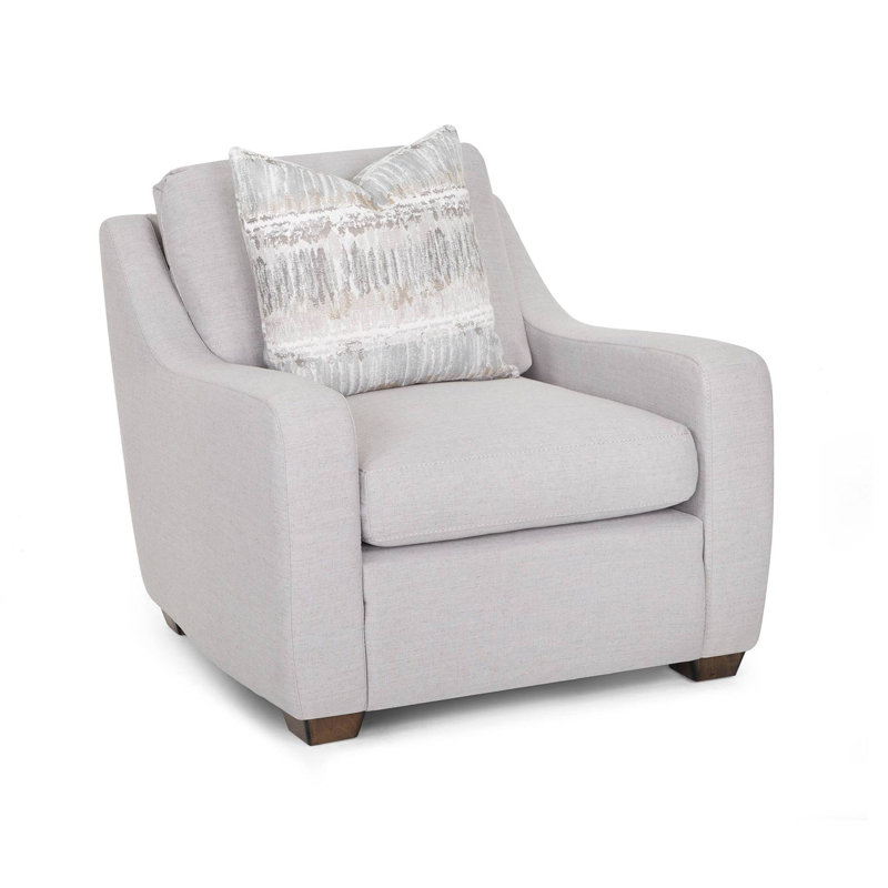 Chaise Franchell, Mélange de polyester gris clair