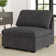 Large Chenille Single Seat Armless Storage Chair Of Modular Sofa