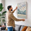 Birds Over Mountains Minimalist - Wrapped Canvas-667504597-667504599