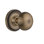 New York Interior Mortise Door Knob with Rope Rosette