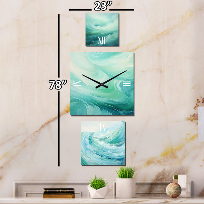 Drachten Metal Wall Clock