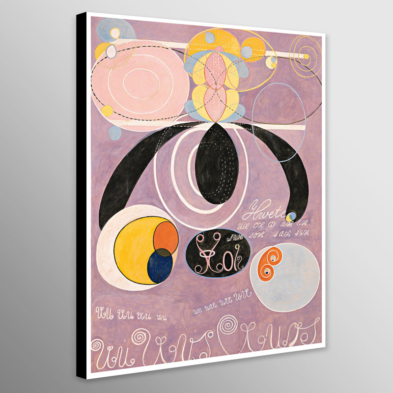 The Ten Largest No.6 by Hilma AF Klint - Wrapped Canvas Print, 41cm H x 31cm W x 4cm D