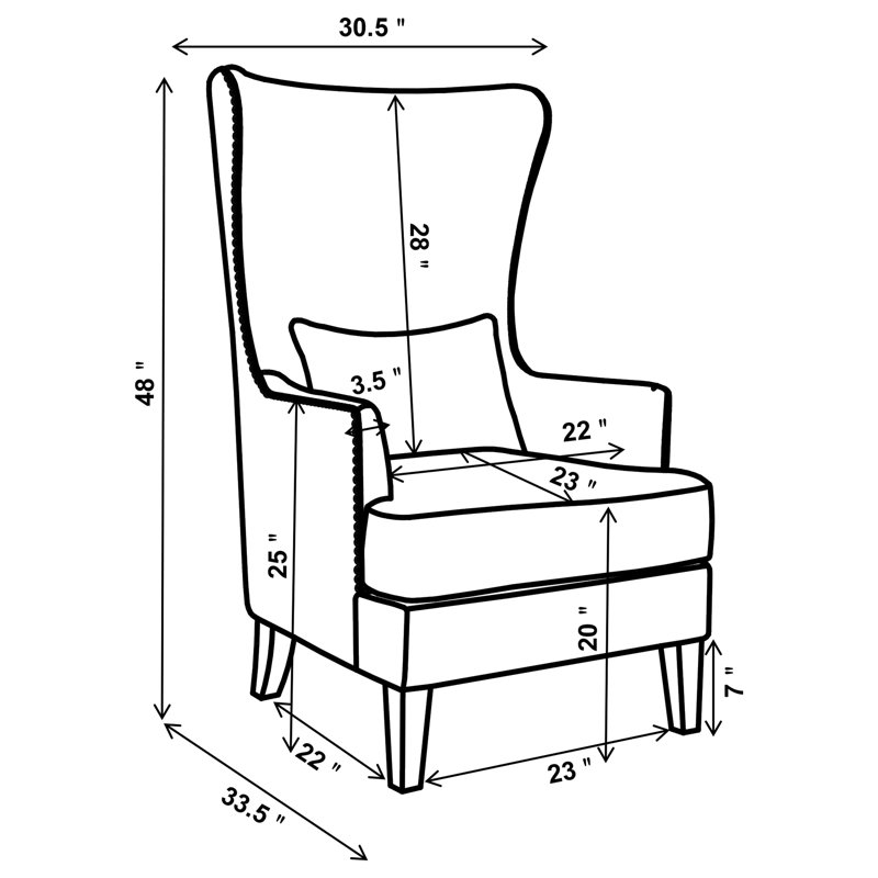 Fauteuil d'appoint Sonali, Polyester beige