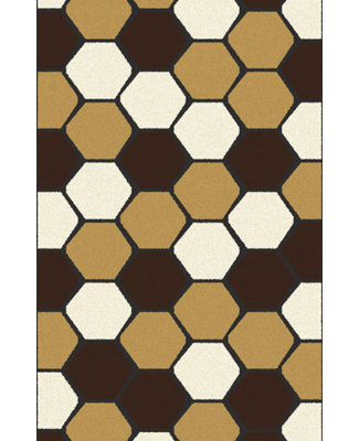 Tapis brun zone Bonetti