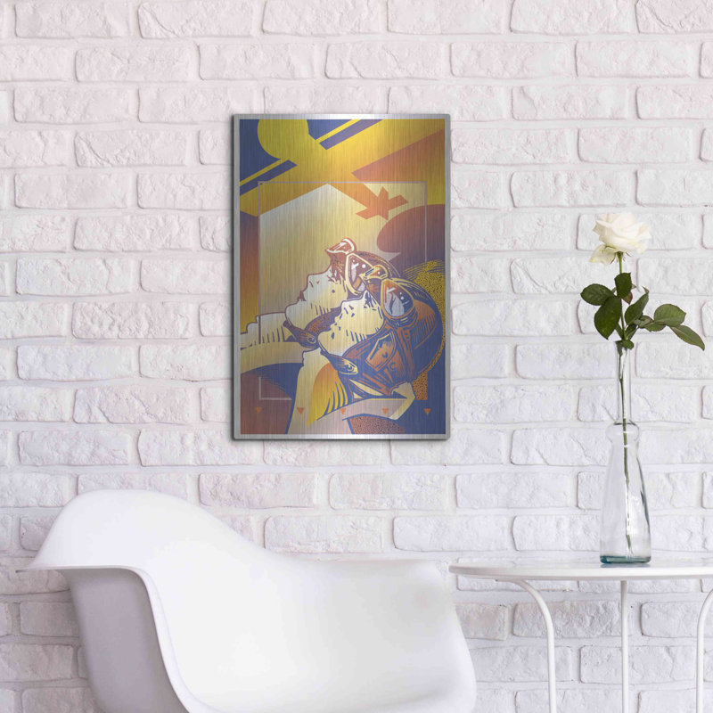 «Pilots Orange» par David Chestnutt, H 24 po x l 16 po