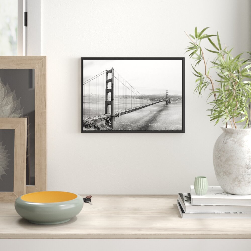 Gerahmtes Wandbild Golden Gate Bridge