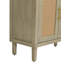 Armoire moderne à 4 portes avec portes en rotin 59,84 po Annaros, pour chambre à coucher, salon, bureau, assemblage facile 