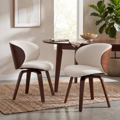 Bentwood Swivel Dining Chairs