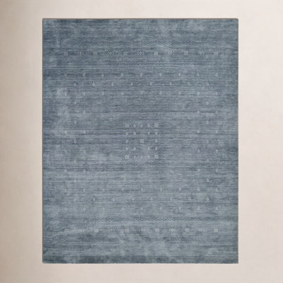 Simi Hand-Woven Geometric Cotton Wool Rug