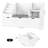 55.1" W x 31.5"H 3-IN-ONE Kids Bookcase with 3 Drawers, Soft Cushion, 4-Layer Bookshelf, Reading Nook-836404292