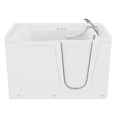 Therapeutic Tubs 36 in. x 60 in. Right Drain Quick Fill Walk-In Whirlpool Tub with Powered Fast Drain in White