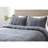Nantucket Gray/White/Midnight Cotton Piece King Sham-44415227-38042719