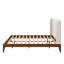 Lit plateforme Mid-Century en bambou avec tête de lit haute-1534054177