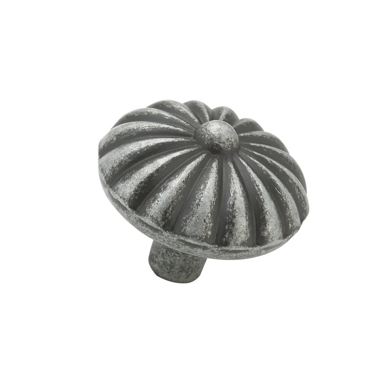 Expression 1 5/16" Diameter Round Knob, Natural Iron