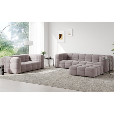 Abinayan 3 - Piece Living Room Set