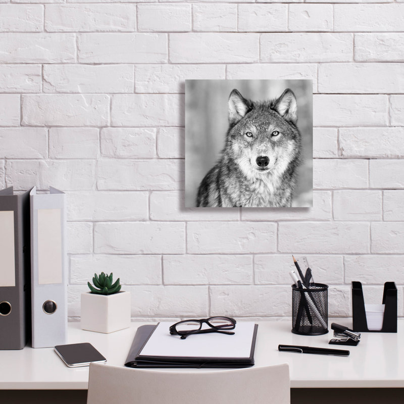 «Wolf» par PhotoINC Studio, H 12 po x l 12 po x P 0,75 po