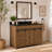 Kaeron Freestanding Single Sink Bathroom Vanity With Sliding Barn Door And Sintered Stone Top-1702766393-1702766406