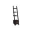 Bookshelf, Bookcase, Etagere, Corner, Ladder, 69"H, Office, Bedroom, Brown Laminate, Contemporary, Modern