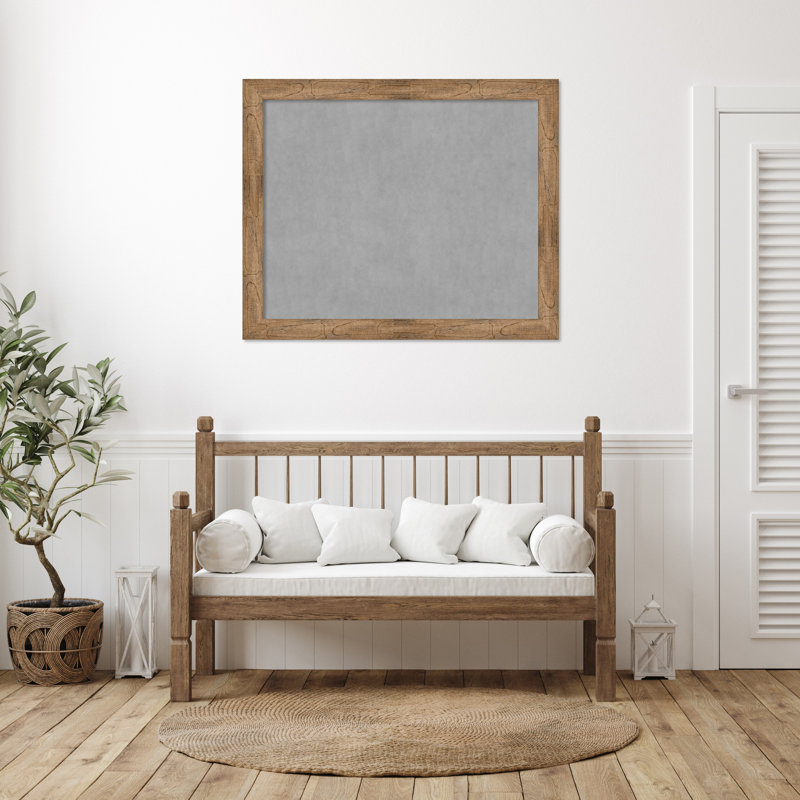 Tableau magnétique encadré brun Timmy Owl, 38" H x 46" W