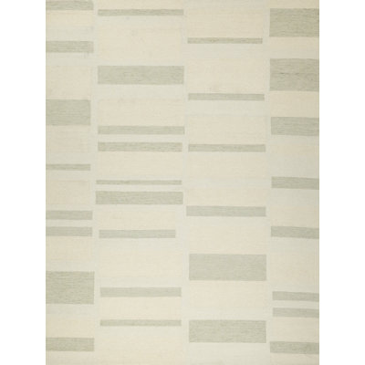 Tero Hand Tufted New Zealand Wool Green/Ivory Area Rug