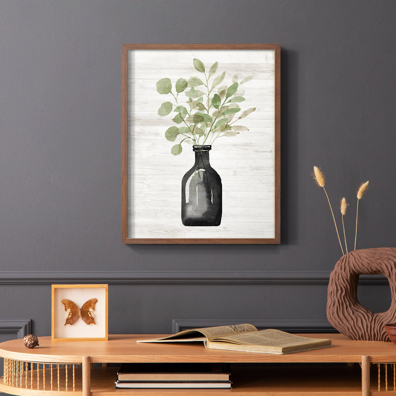 Summers Foliage I, reproduction encadrée - bois massif, H 28 po x l 22 po, Brun