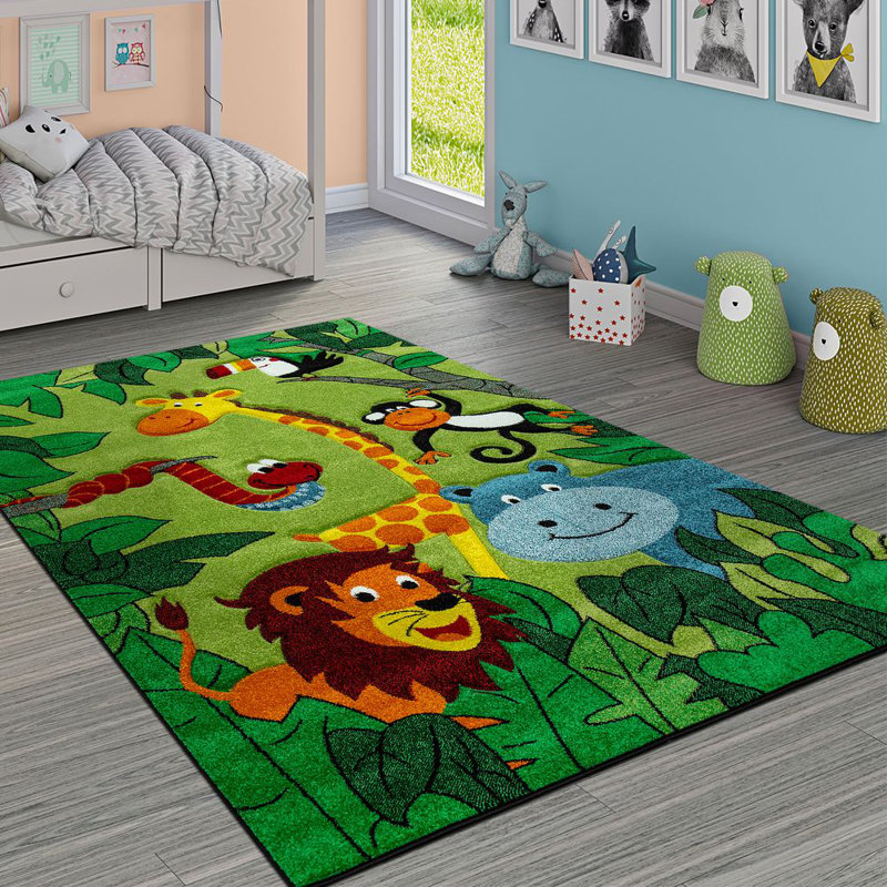 Samara Rectangle Machine Woven Polypropylene Rug, Rectangle 5'3" x 7'7"