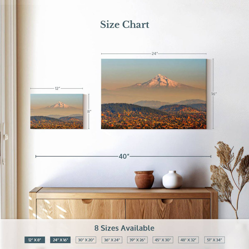 Alvord Mount Hood Autumn, H 16 po x l 24 po