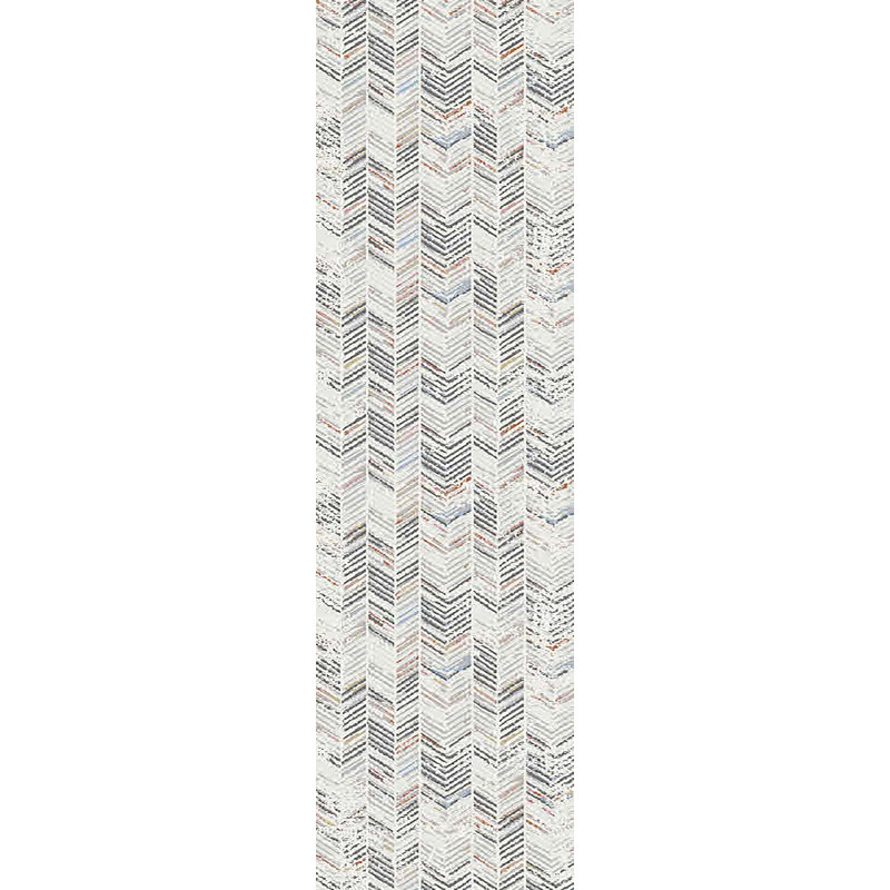Wellow Chevron Indoor Rug, Runner 2'2" x 7'7"