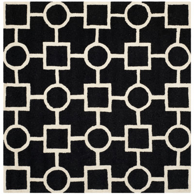 Sanyla Hand Tufted Wool Geometric Rug