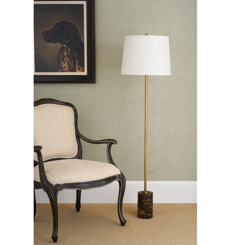 Lampe sur pied Lambeth - marbre brun