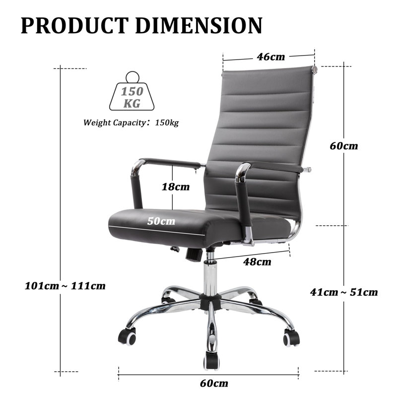 Office Chair, Grey