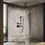 Pomme de douche fixe contemporaine avec jet à induction Katalyst-92476453