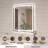 Currin 30 in. W x 36 in. H Rectangular Frameless LED Wall Bathroom Vanity Mirror-661490659