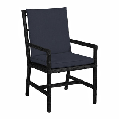 Newport Woven Arm Chair - Onyx