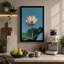 Lotus in Bloom Botanical - Wrapped Canvas-448691316-448691592