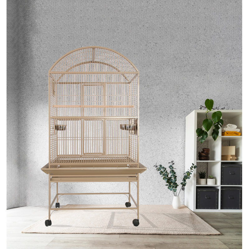 Grande cage dôme en grès par A&E, Grès, 63" H x 32" L x 23" W