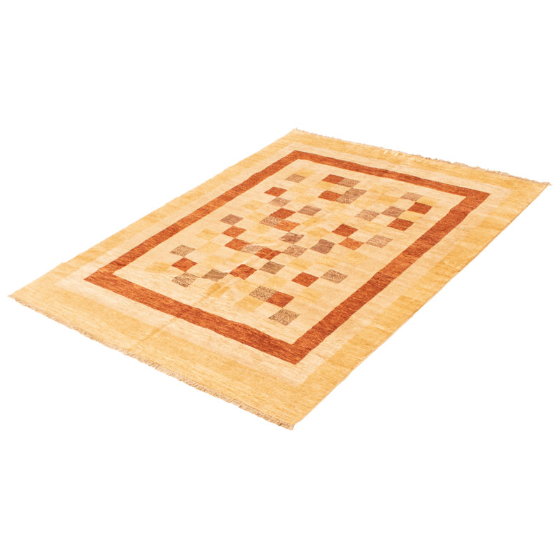 Tapis beige Fearne Finest Peshawar Ziegler 6 pi 0 po x 8 pi 2 po