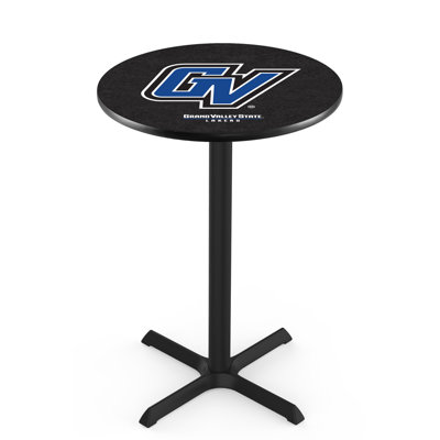 NCAA Round Metal Base Dining Table