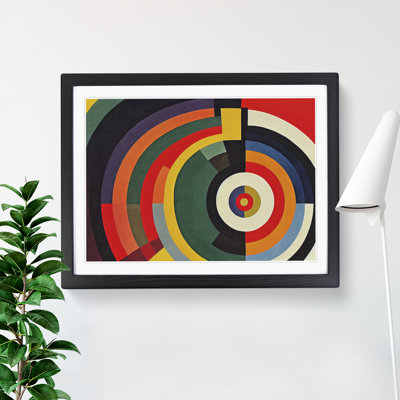 Beaming Modern Abstract Art - Framed Print