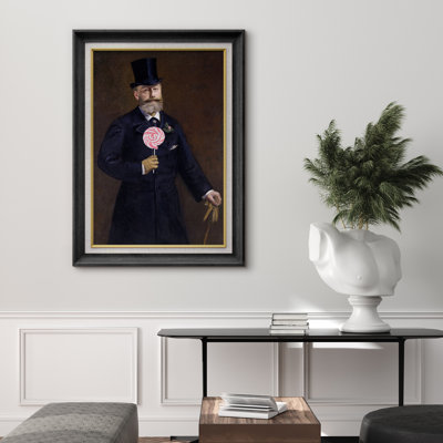 «Lollipop Victorian suit man» sur toile