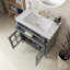 Meuble-lavabo 30 po avec lavabo en céramique-73550485