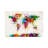 World Map Paint Drops III by Michael Tompsett - Painting on Canvas-42158367-56675564