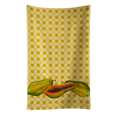 Chiffons papayas on basketweave