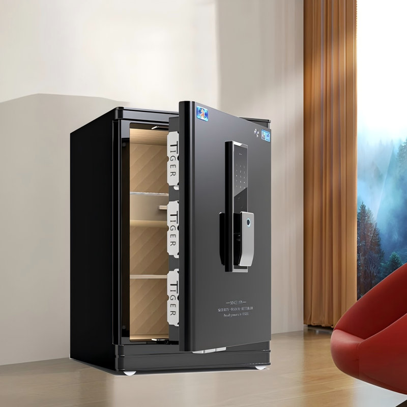 Face Recognition Smart Fingerprint Full Steel Anti-theft Safe