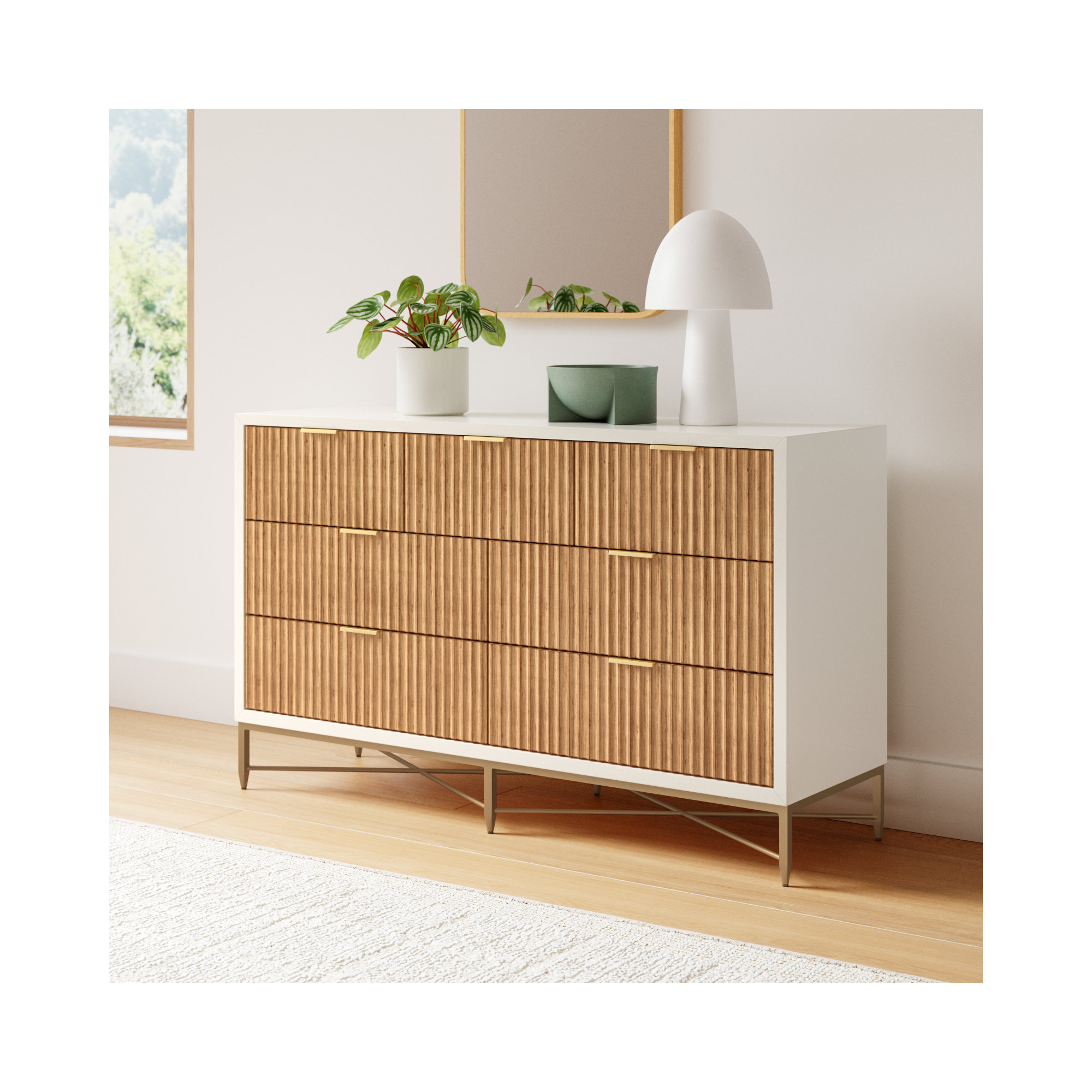 Babette 7 - Drawer Dresser, White